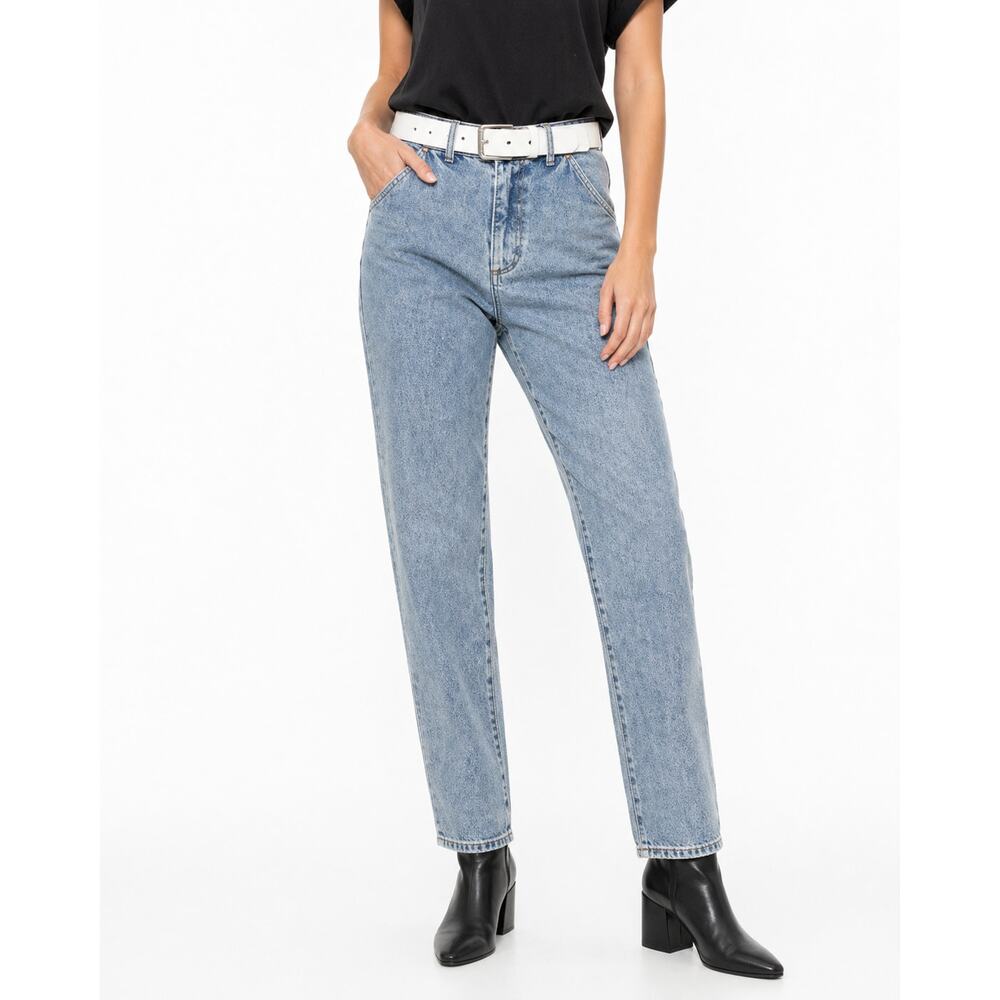 WeWoreWhat‎ Womens Mom Jean High Rise Stretch Light Wash Denim Size 26